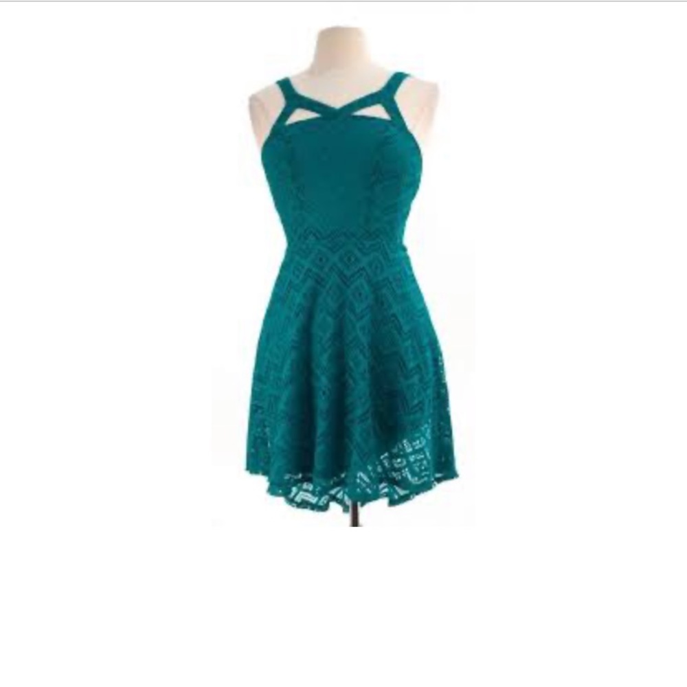 Turquoise dress